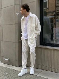 Рубашки IJ модель ij-sorochka-linen-milk-man Фото