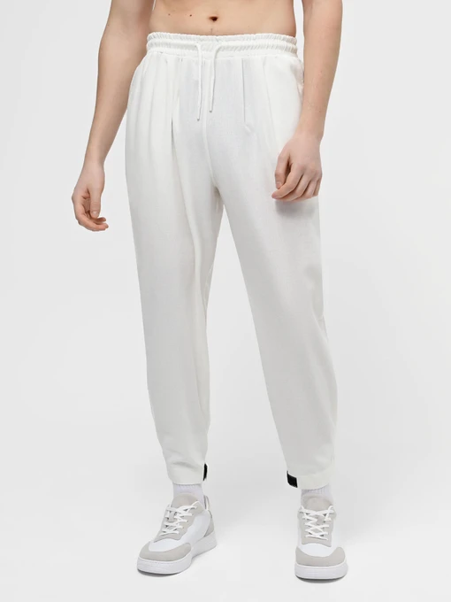 Брюки IJ модель lipuchki-linen-milk-man Фото