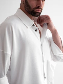 Рубашки IJ модель ij-sorochka-linen-white-man Фото