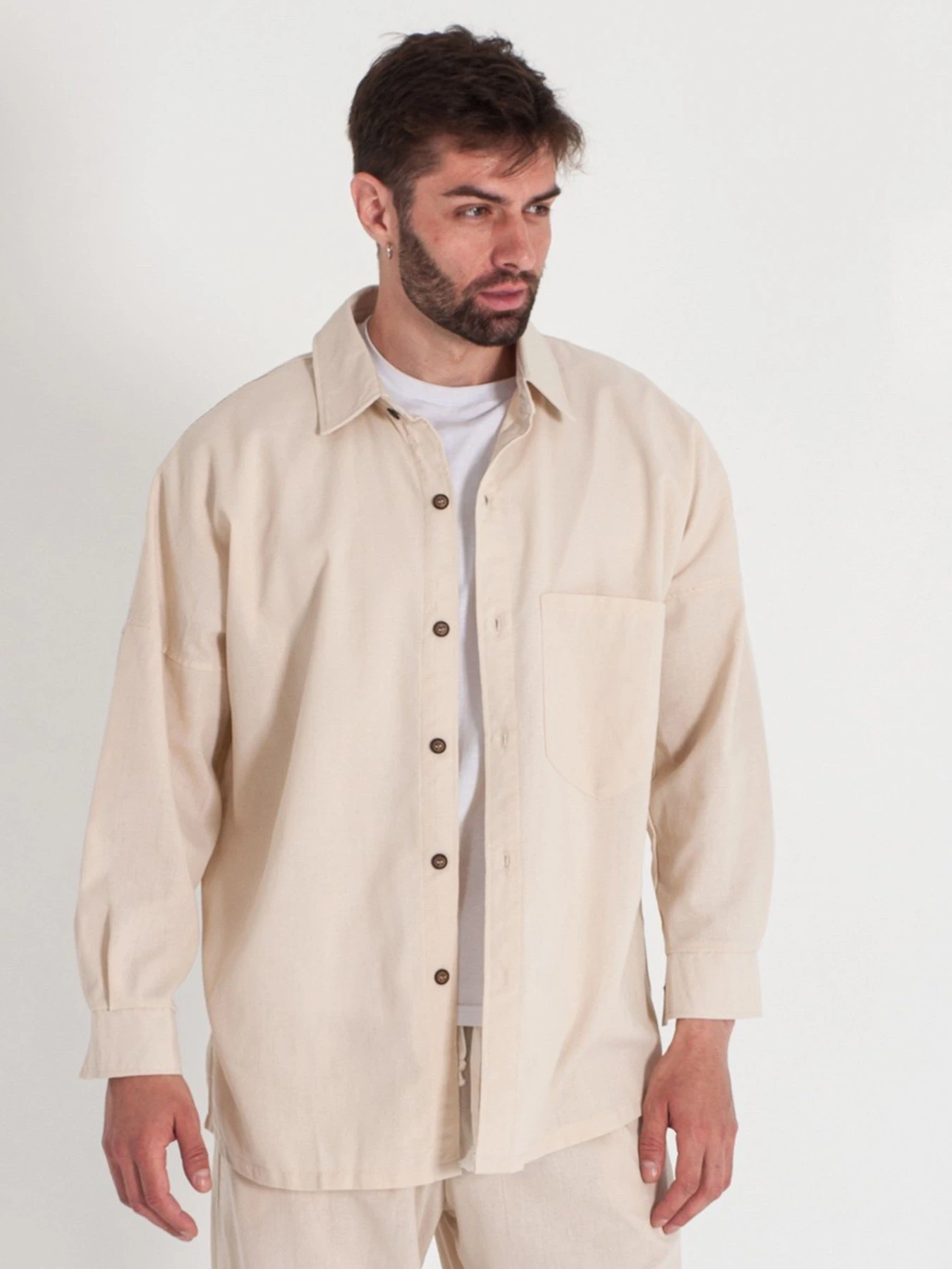 Рубашки IJ модель ij-sorochka-linen-bez-man Рубашки IJ модель ij-sorochka-linen-bez-man Фото