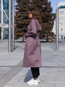 Пальто и плащи MilaNova модель Плащ Q-88 темная фреза Фото