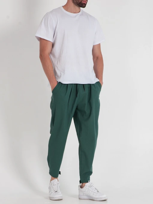 Брюки IJ модель lipuchki-linen-emerald-man Фото