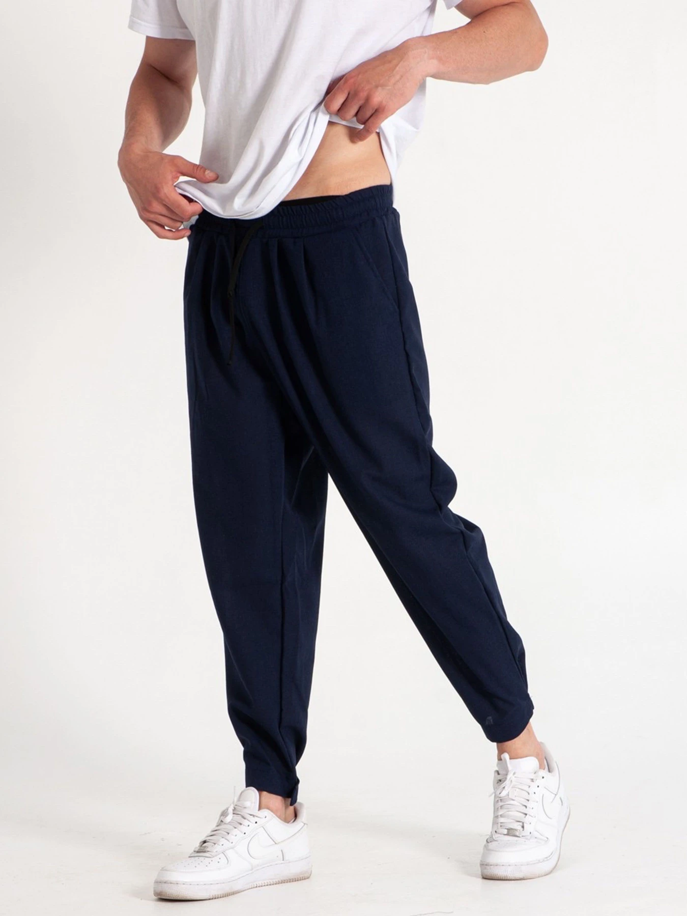 Штани IJ модель lipuchki-linen-navi-man Фото