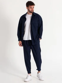 Штани IJ модель lipuchki-linen-navi-man Фото
