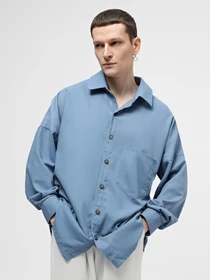 Рубашки IJ модель ij-sorochka-linen-blue-man Фото