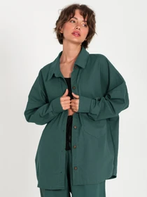Сорочки IJ модель ij-sorochka-linen-emerald Фото