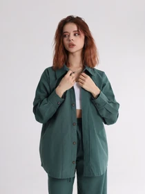 Сорочки IJ модель ij-sorochka-linen-emerald Фото