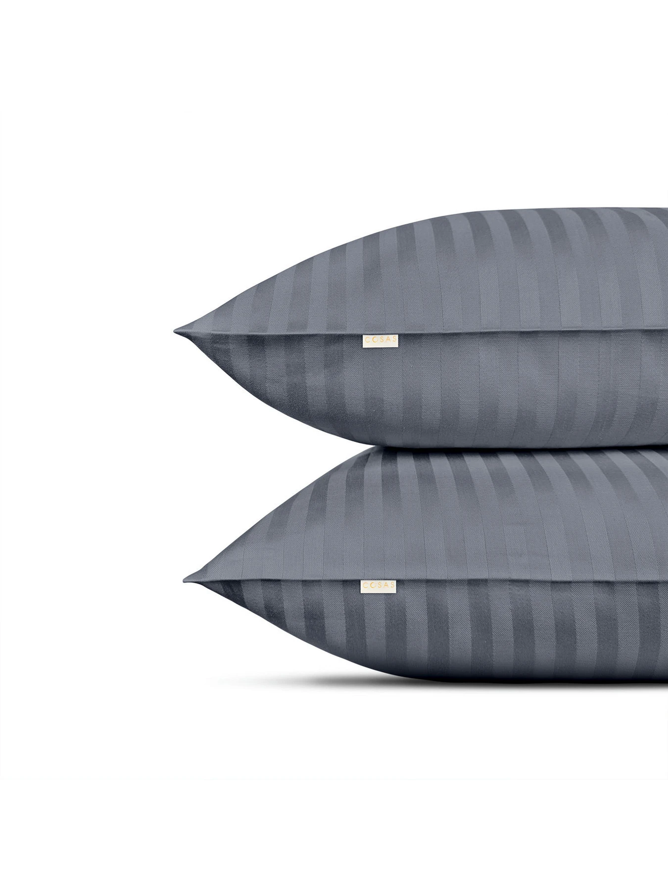 Набір наволочок сатин на подушку STEEL Cosas модель SetPillow_StrSatin_53Steel_40x60 Набір наволочок сатин на подушку STEEL Cosas модель SetPillow_StrSatin_53Steel_40x60 Фото