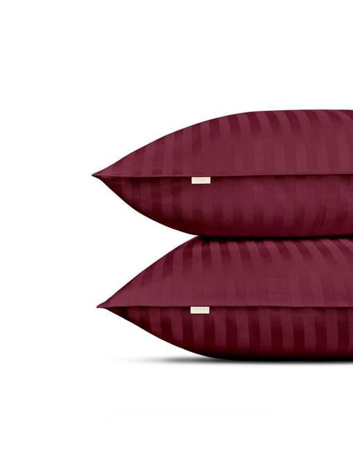 Набор наволочек сатин на подушку SANGRIA Cosas модель SetPillow_StrSatin_17Sangria_40x60 Фото