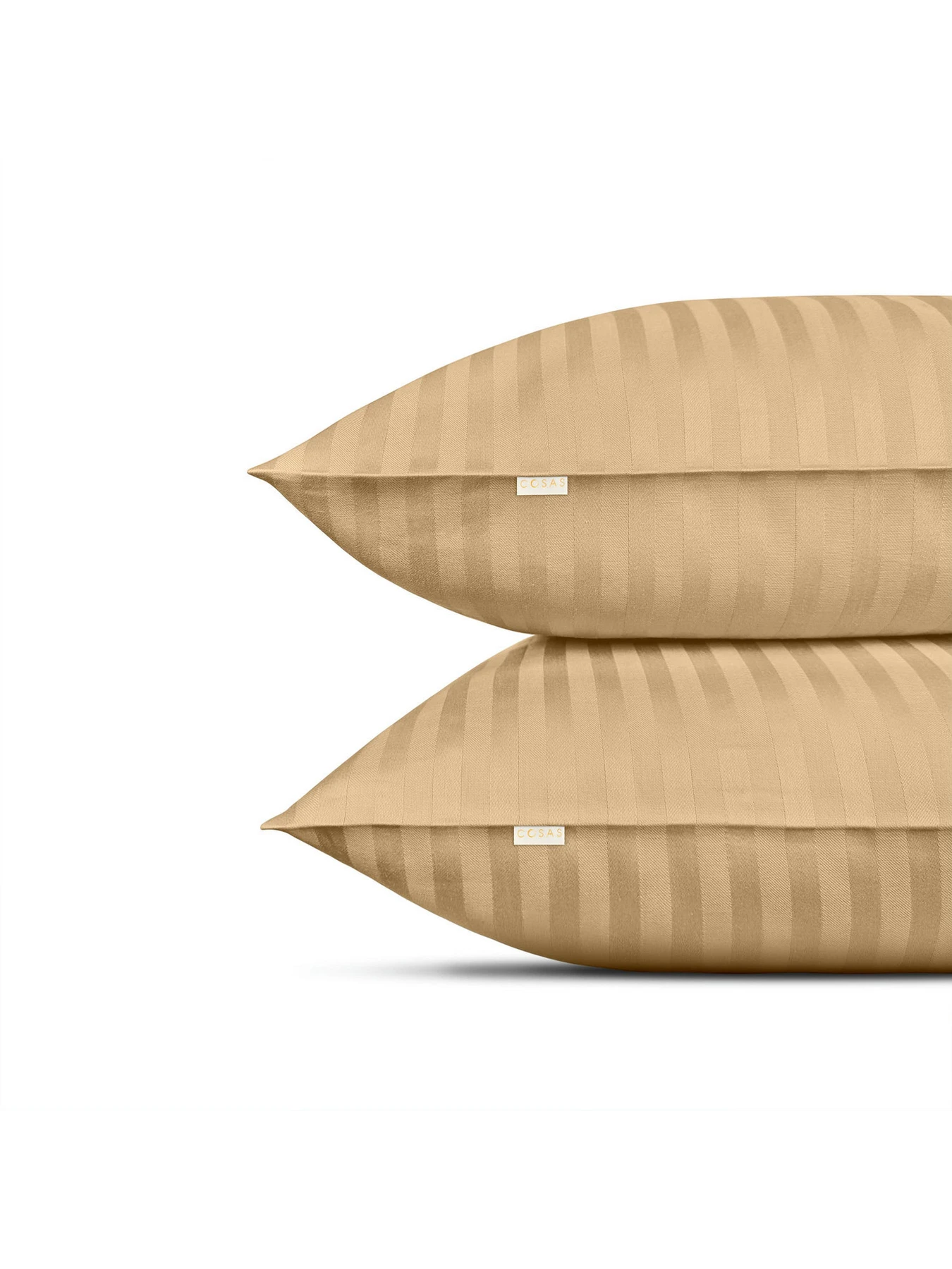 Набір наволочок сатин на подушку HONEY Cosas модель SetPillow_StrSatin_16Honey_40x60 Фото