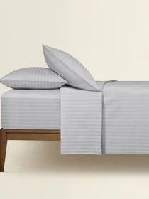 Набір наволочок сатин на подушку SILVER Cosas модель SetPillow_StrSatin_09Silver_40x60 Фото