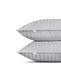 Набір наволочок сатин на подушку SILVER Cosas модель SetPillow_StrSatin_09Silver_40x60 Фото