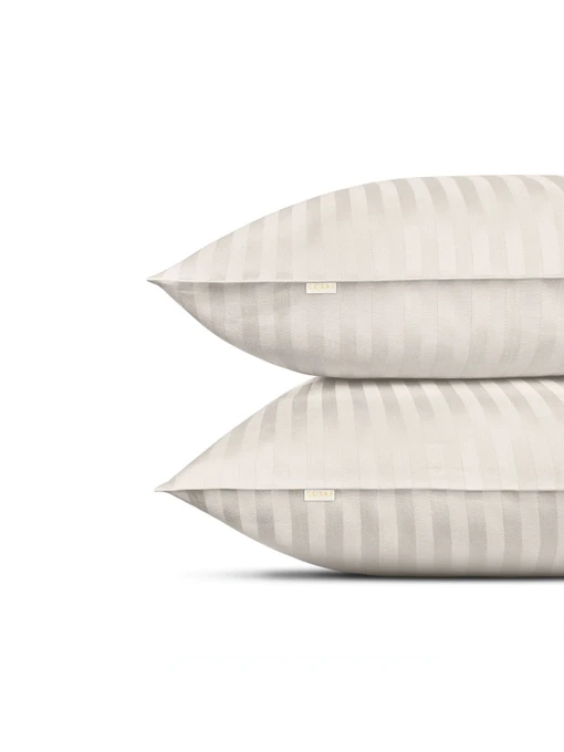 Набор наволочек сатин на подушку ALMOND Cosas модель SetPillow_StrSatin_02Almond_40x60 Фото