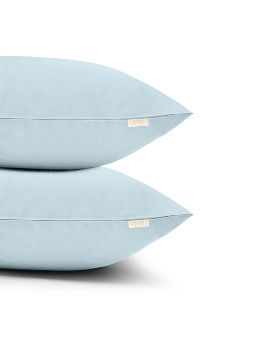 Набор наволочек на подушку SKYEY Cosas модель SetPillow_RanforsLightBlue_50x70 Фото