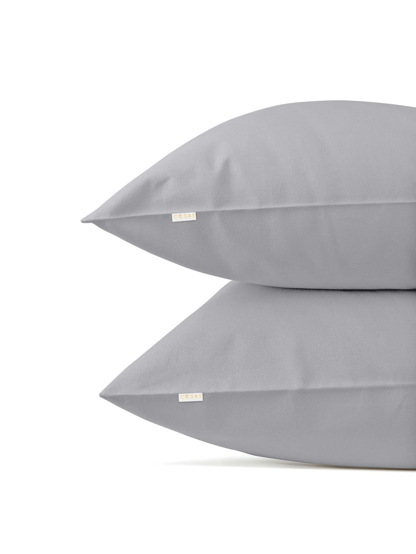 Набір наволочок на подушку SMOKY Cosas модель SetPillow_RanforsGrey_40x60 Фото