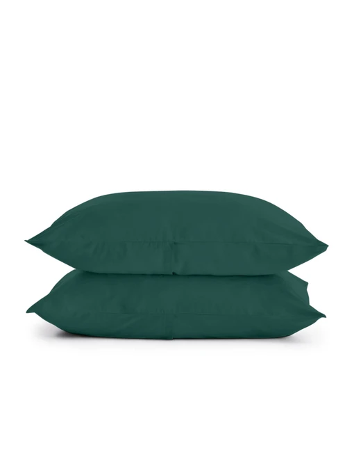 Набор наволочек на подушку PINE DARK Cosas модель SetPillow_RanforsGreenDark_50 Фото