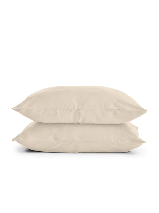 Набор наволочек на подушку BISCUIT Cosas модель SetPillow_RanforsBeige_50x70 Фото