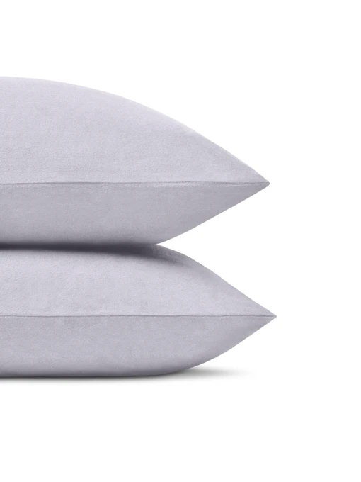 Набор наволочек фланель на подушку SILVER Cosas модель SetPillow_Flannel_36Silver_40x60 Фото