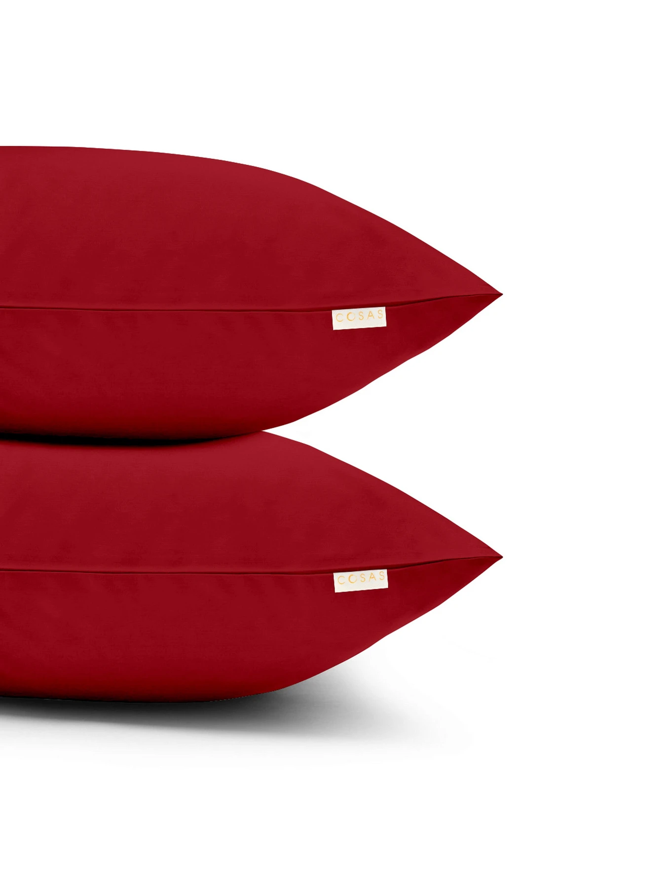 Набір наволочок на подушку BURGUNDY Cosas модель SetPillow_80RanforsBurgundy_40x60 Набір наволочок на подушку BURGUNDY Cosas модель SetPillow_80RanforsBurgundy_40x60 Фото
