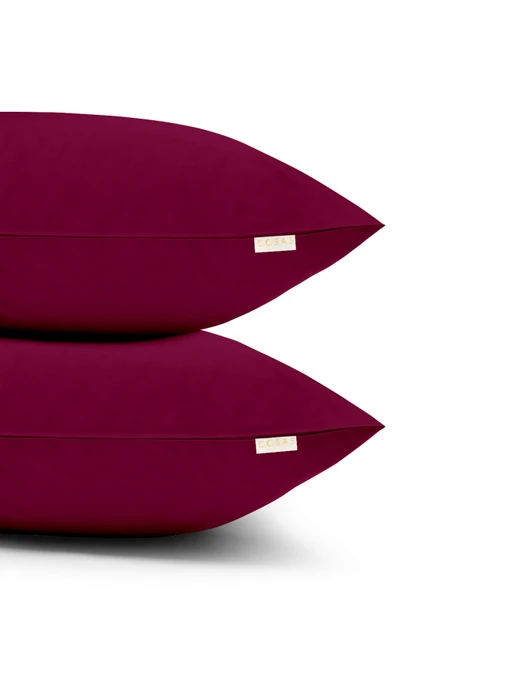 Набор наволочек на подушку SANGRIA Cosas модель SetPillow_118RanforsSangria_40x60 Фото
