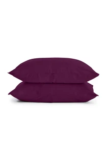 Набор наволочек на подушку DARK CHERRY & OLIVE SET Cosas модель Set4Pillow_77CherryDark_78Olive_50x70 Фото