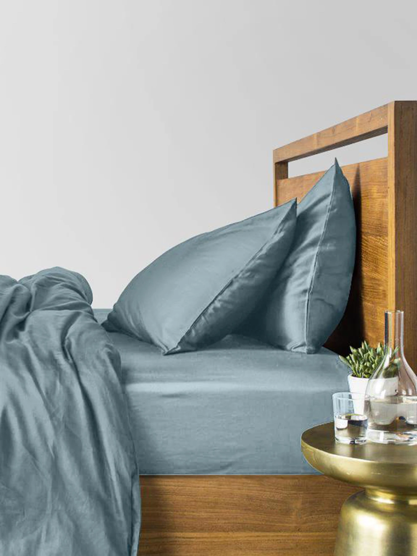 Набір наволочок сатин на подушку DOVE Cosas модель SetPillow_Satin_49Dove_40x60 Фото