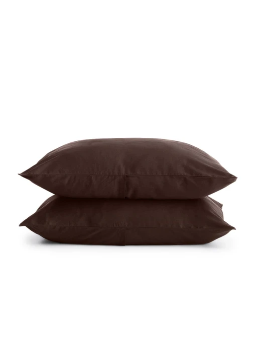 Набор наволочек сатин на подушку CHOCOLATE Cosas модель SetPillow_Satin_11Brown_40x60 Фото