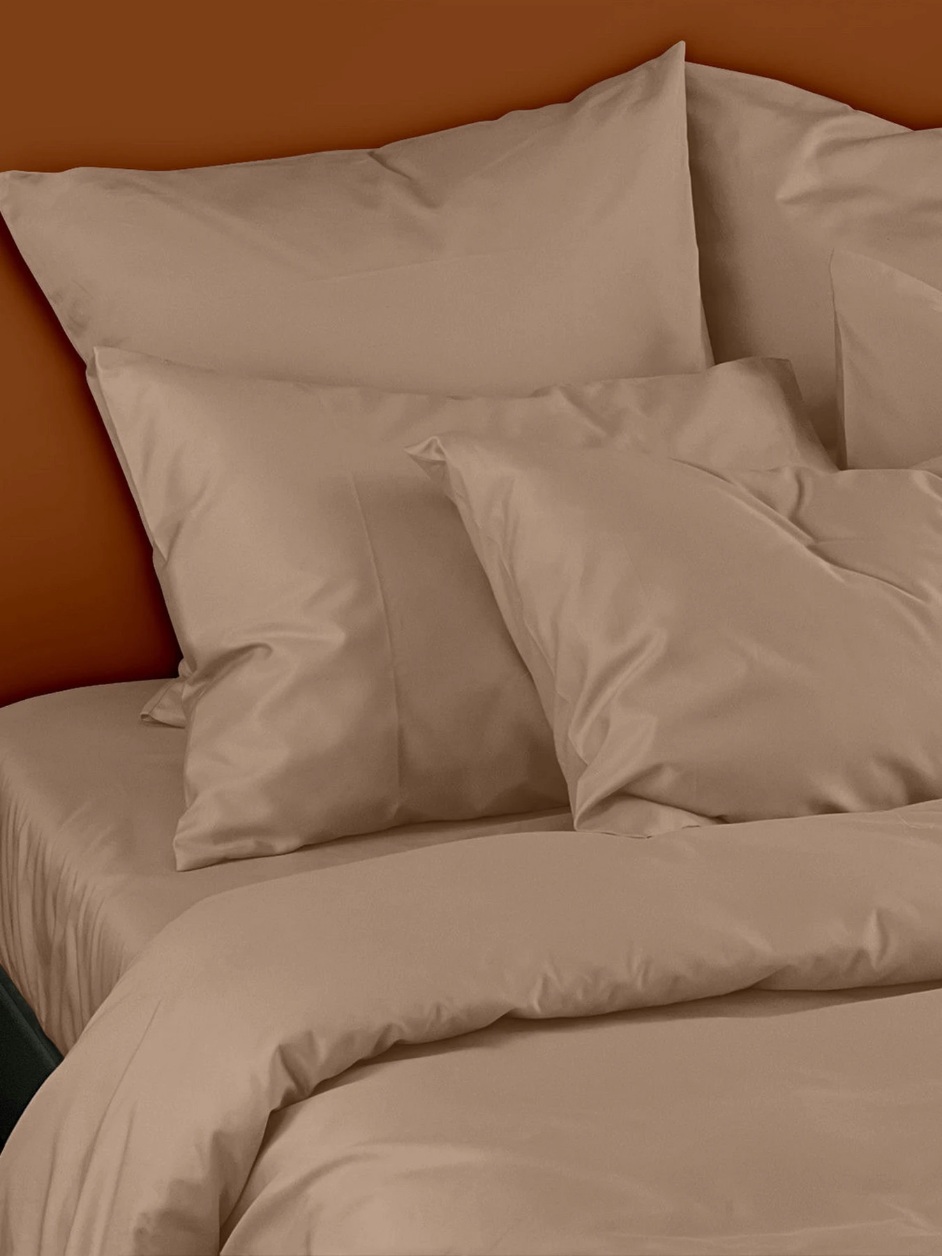 Набір наволочок сатин на подушку BEIGE Cosas модель SetPillow_Satin_27Sand_40x60 Фото