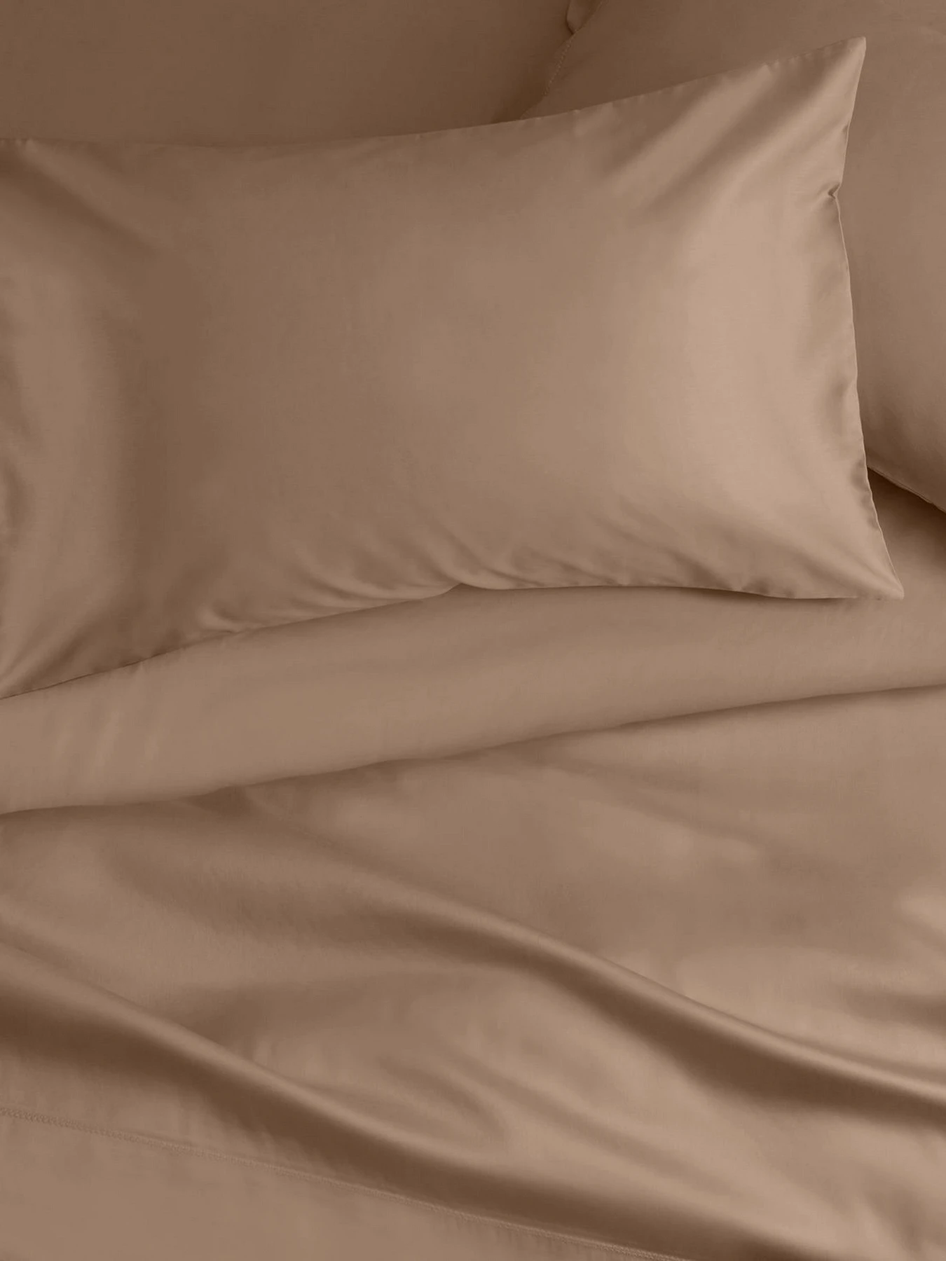 Набір наволочок сатин на подушку BEIGE Cosas модель SetPillow_Satin_27Sand_40x60 Фото