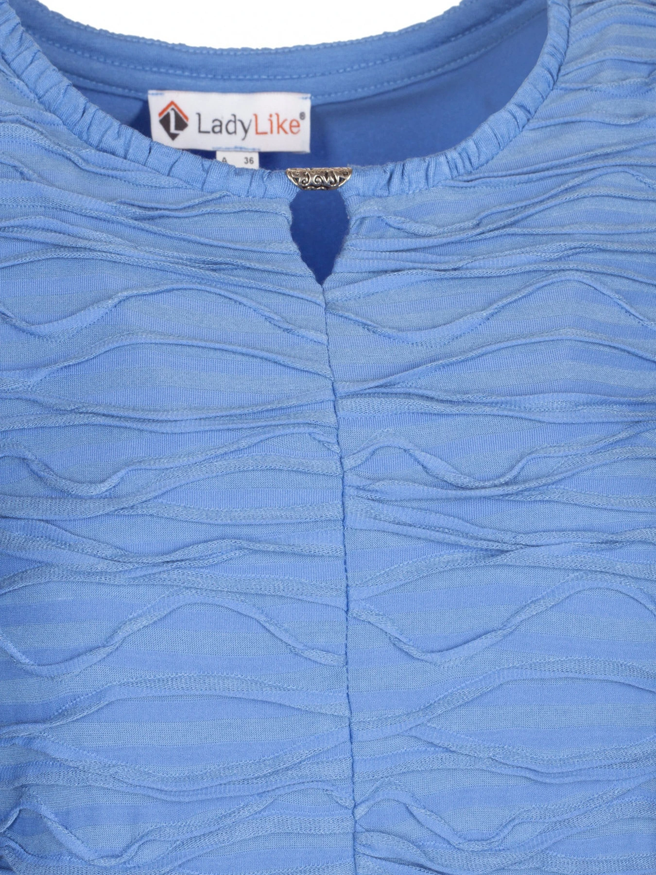 Сорочки LadyLike модель ll191210067-sinij Сорочки LadyLike модель ll191210067-sinij Фото