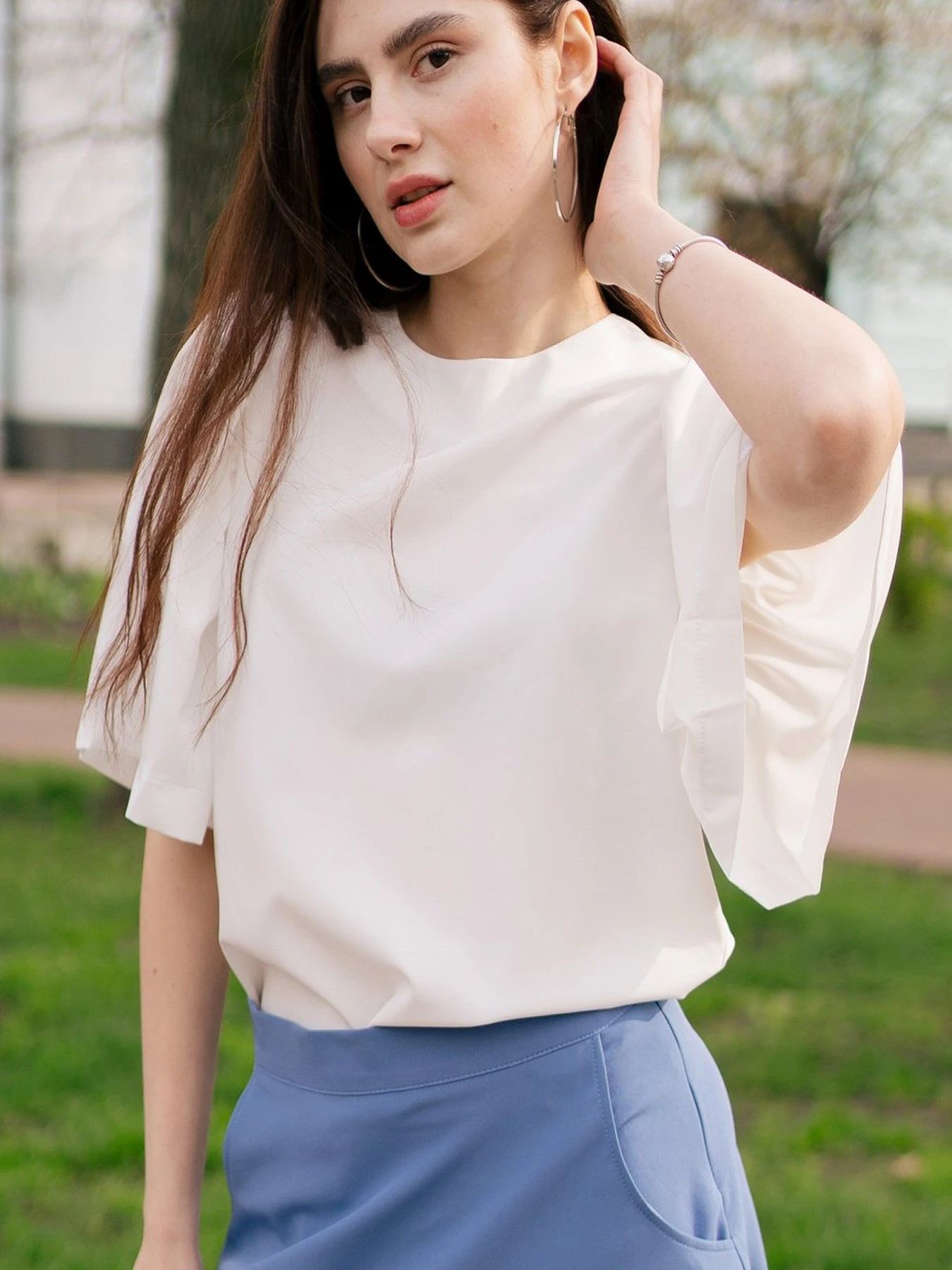 Рубашки LadyLike модель ll210510000-bilij Фото