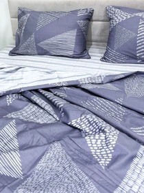 Комплект постільної білизни двосторонній Геометрична Абстракція Ecotton модель 23749 Фото