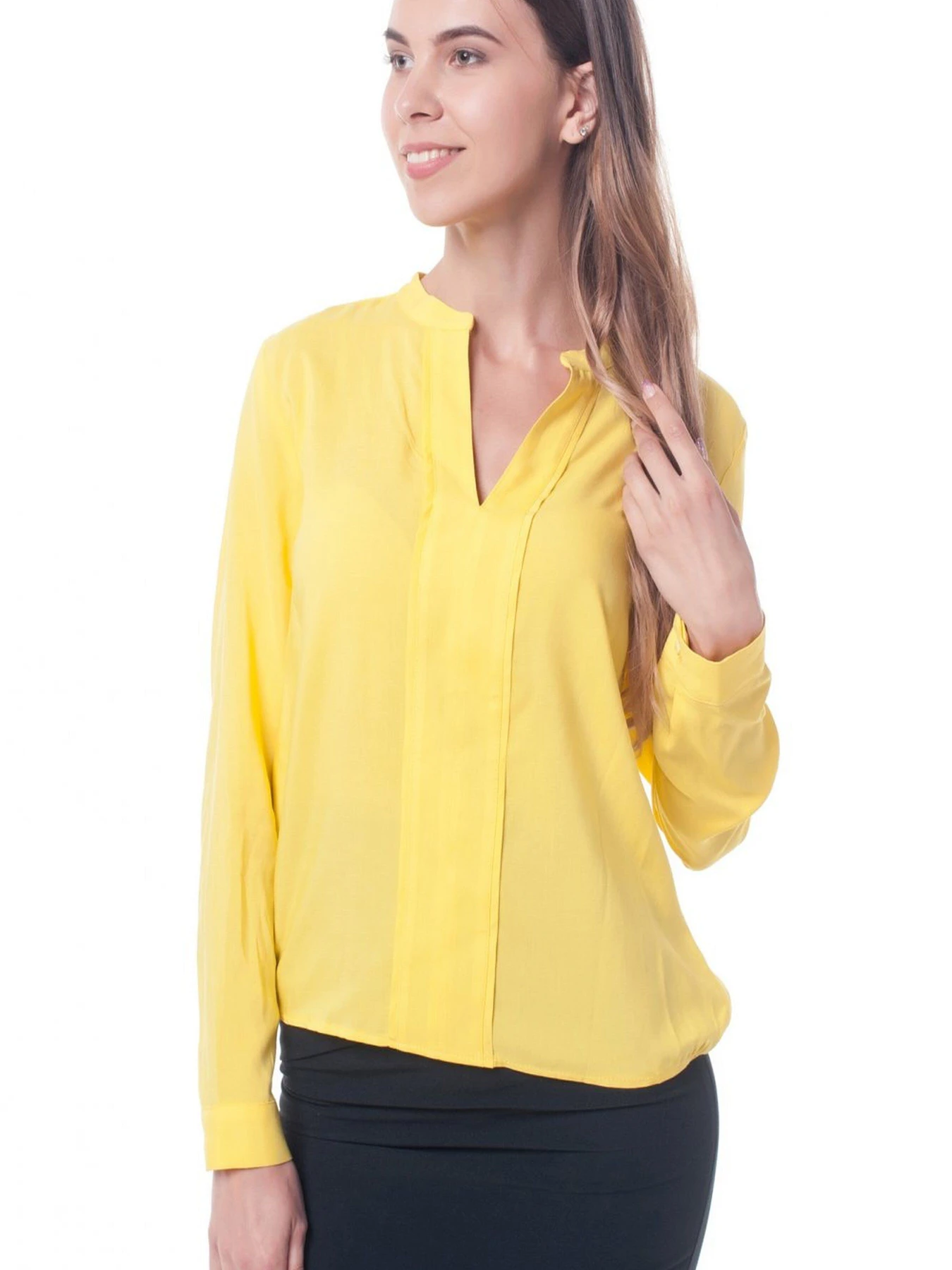 Рубашки LadyLike модель ll806110031-zhovtij Рубашки LadyLike модель ll806110031-zhovtij Фото