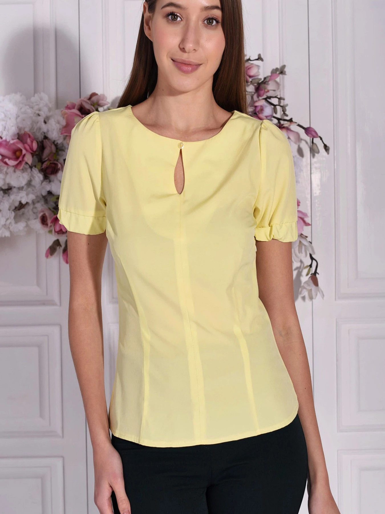 Рубашки LadyLike модель ll144610031-zhovtij Рубашки LadyLike модель ll144610031-zhovtij Фото