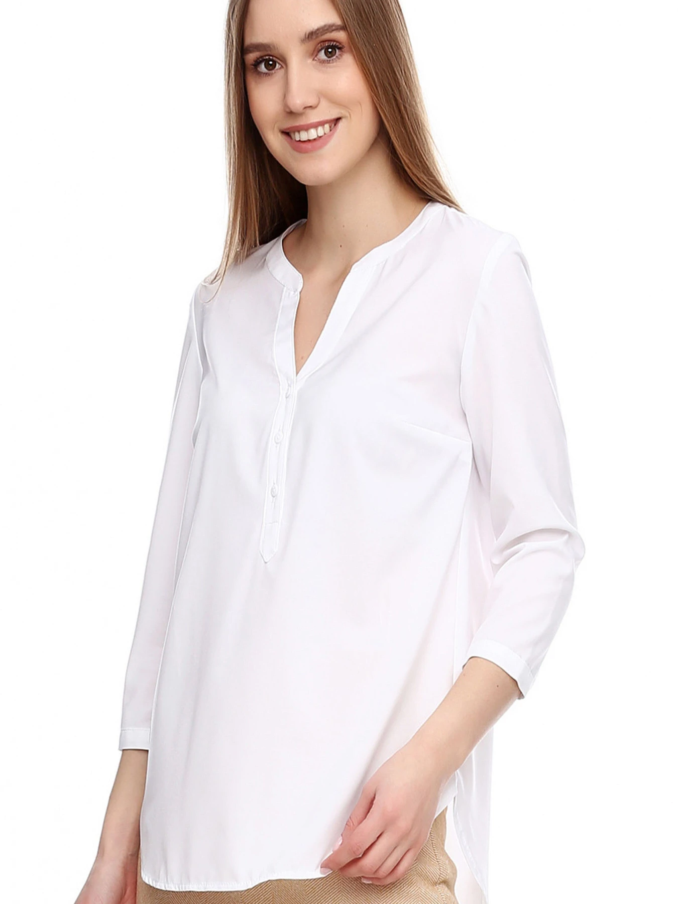 Рубашки LadyLike модель ll109710001-bilij Рубашки LadyLike модель ll109710001-bilij Фото
