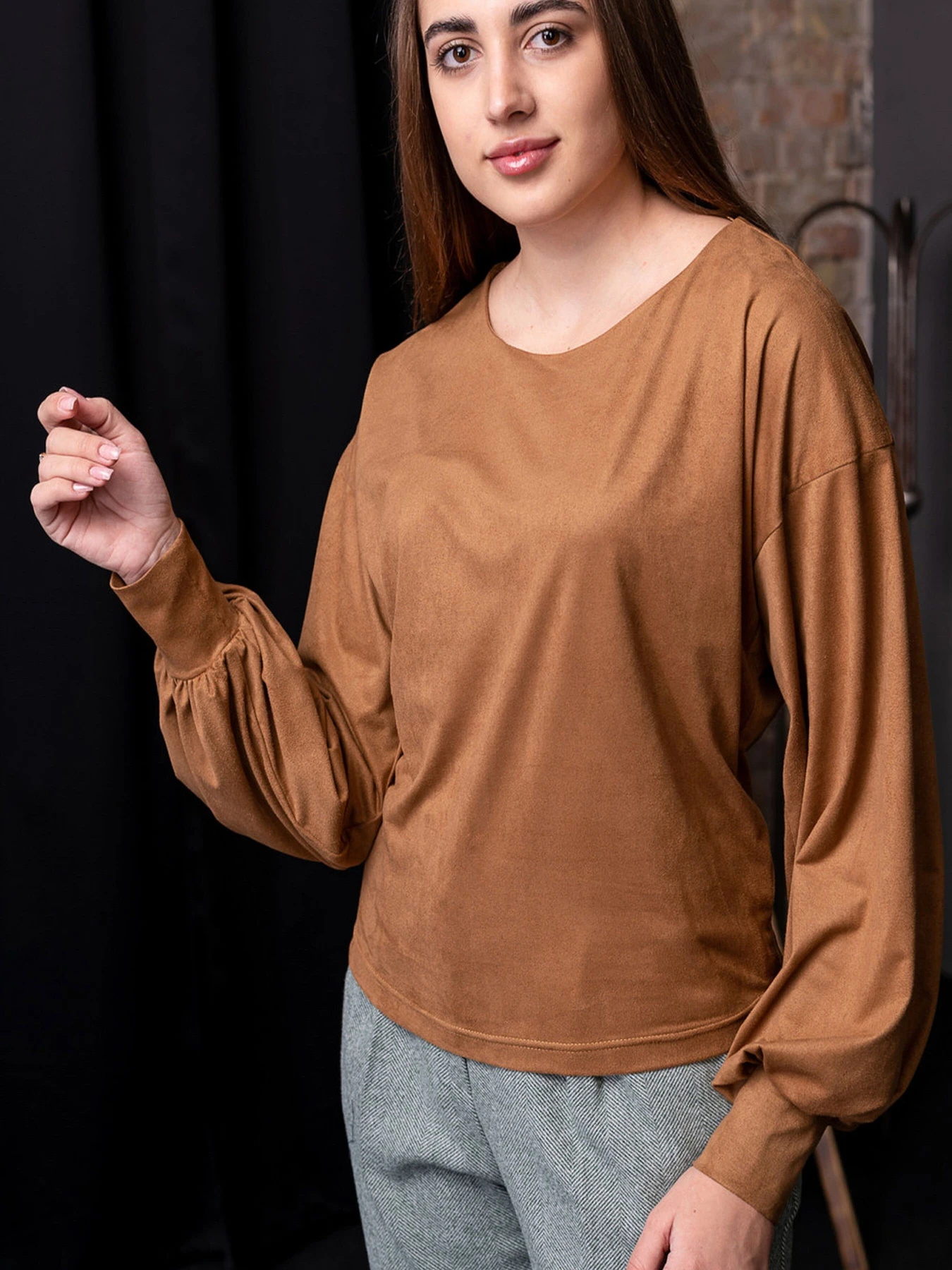 Светри та кардигани LadyLike модель ll188570084-korichnevij Светри та кардигани LadyLike модель ll188570084-korichnevij Фото