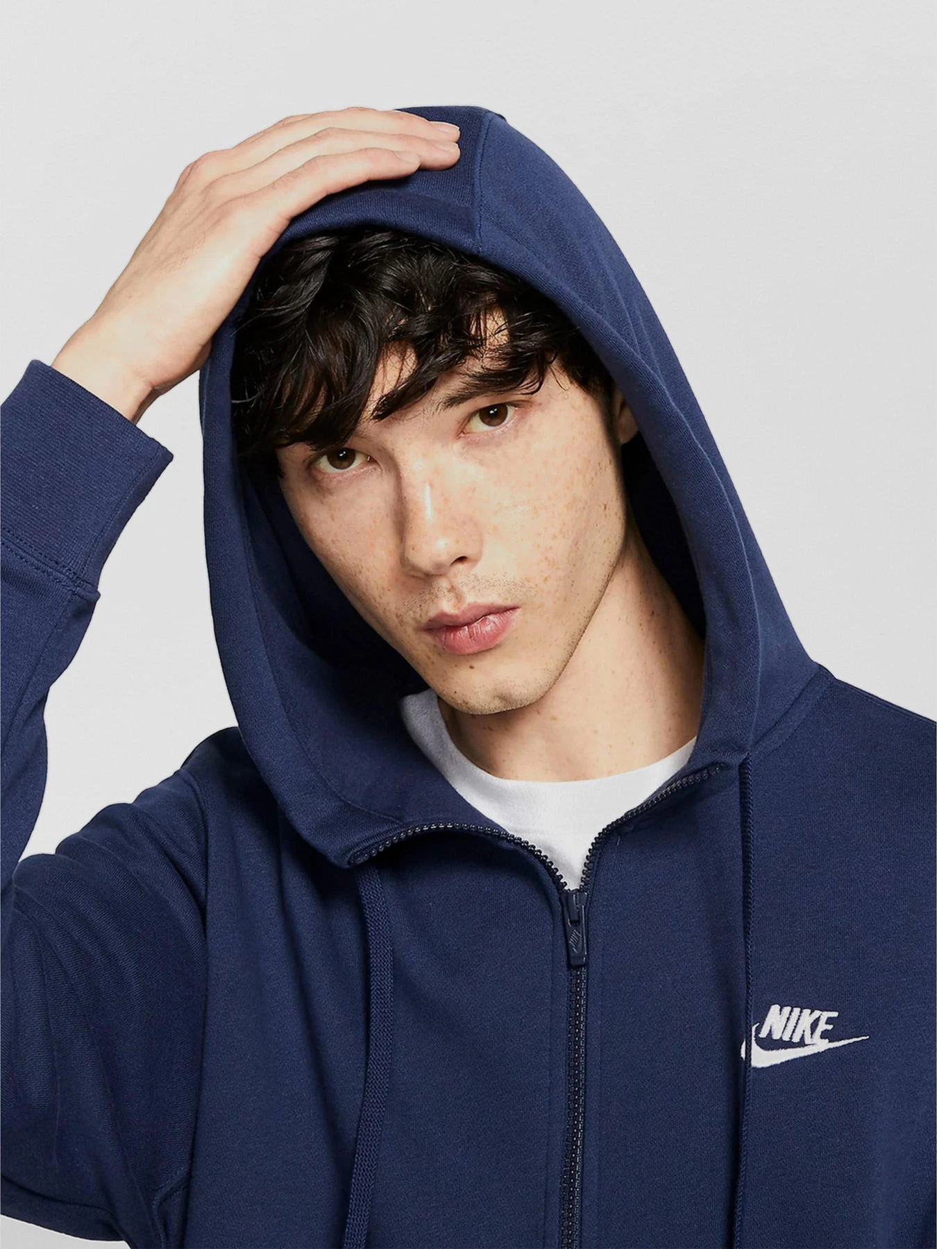 Худи и свитшоты NIKE M Nsw Club Hoodie Fz Bb модель BV2645-410 Худи и свитшоты NIKE M Nsw Club Hoodie Fz Bb модель BV2645-410 Фото
