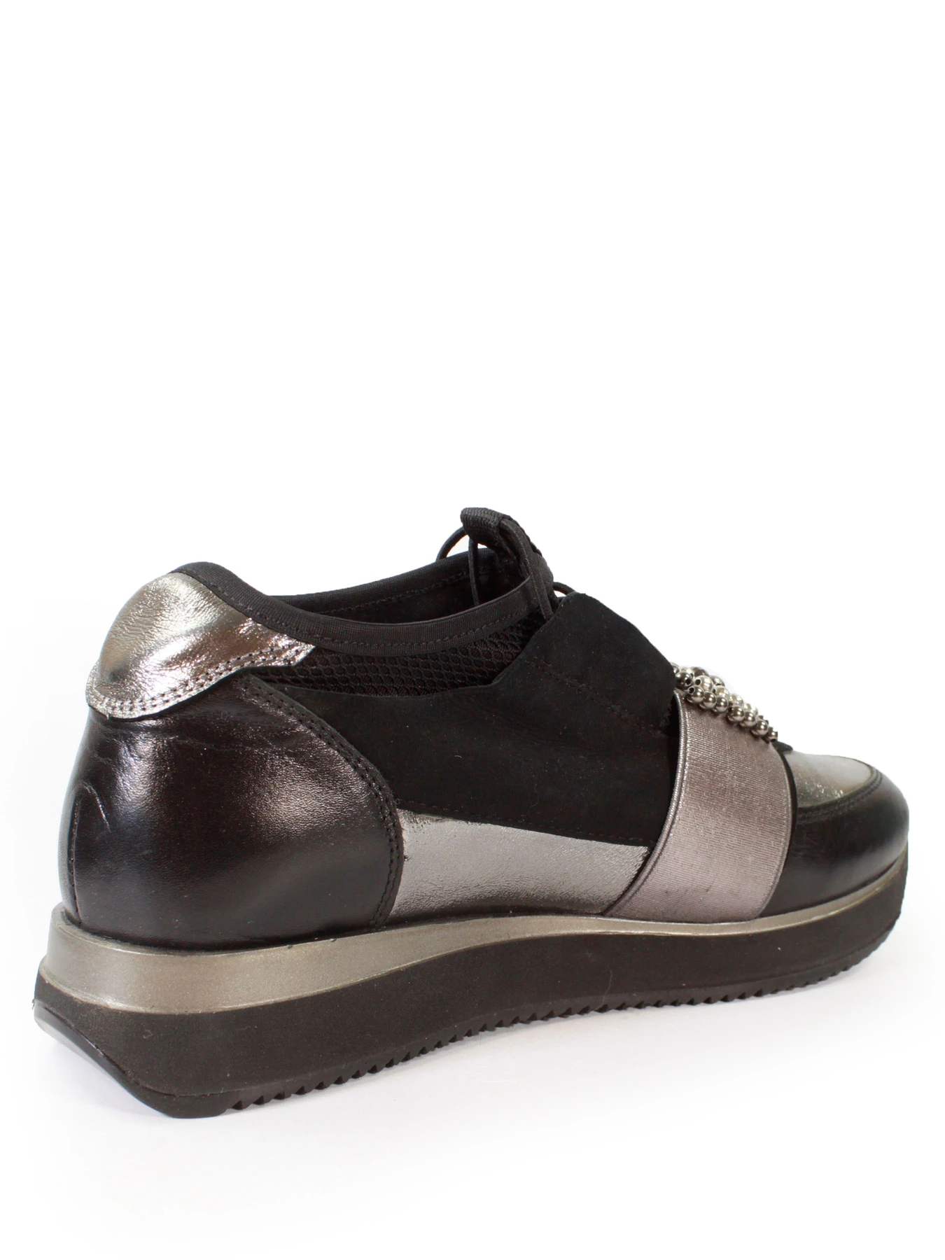 Кросівки It-girl модель D19YA-205black-silver Фото