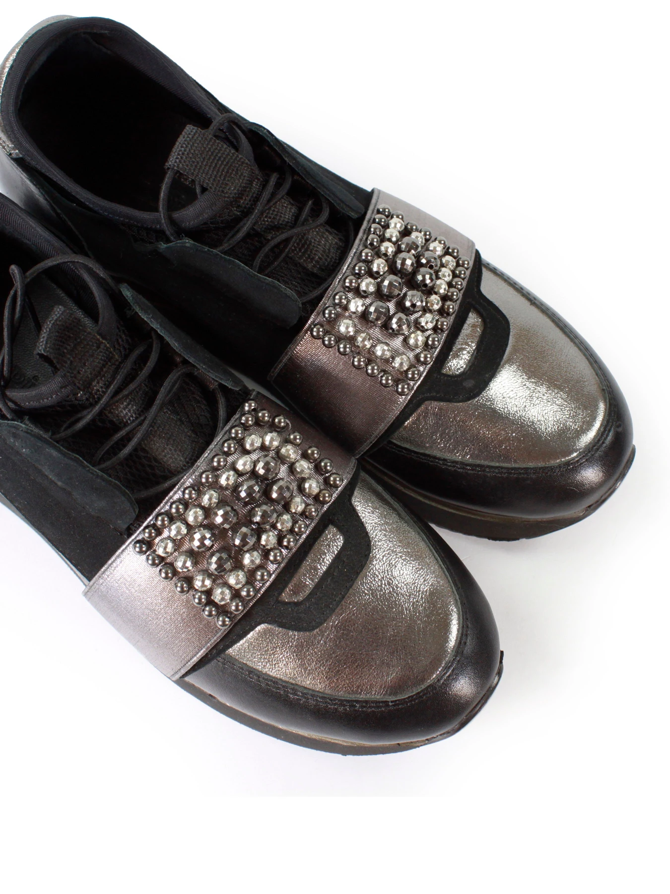 Кросівки It-girl модель D19YA-205black-silver Фото