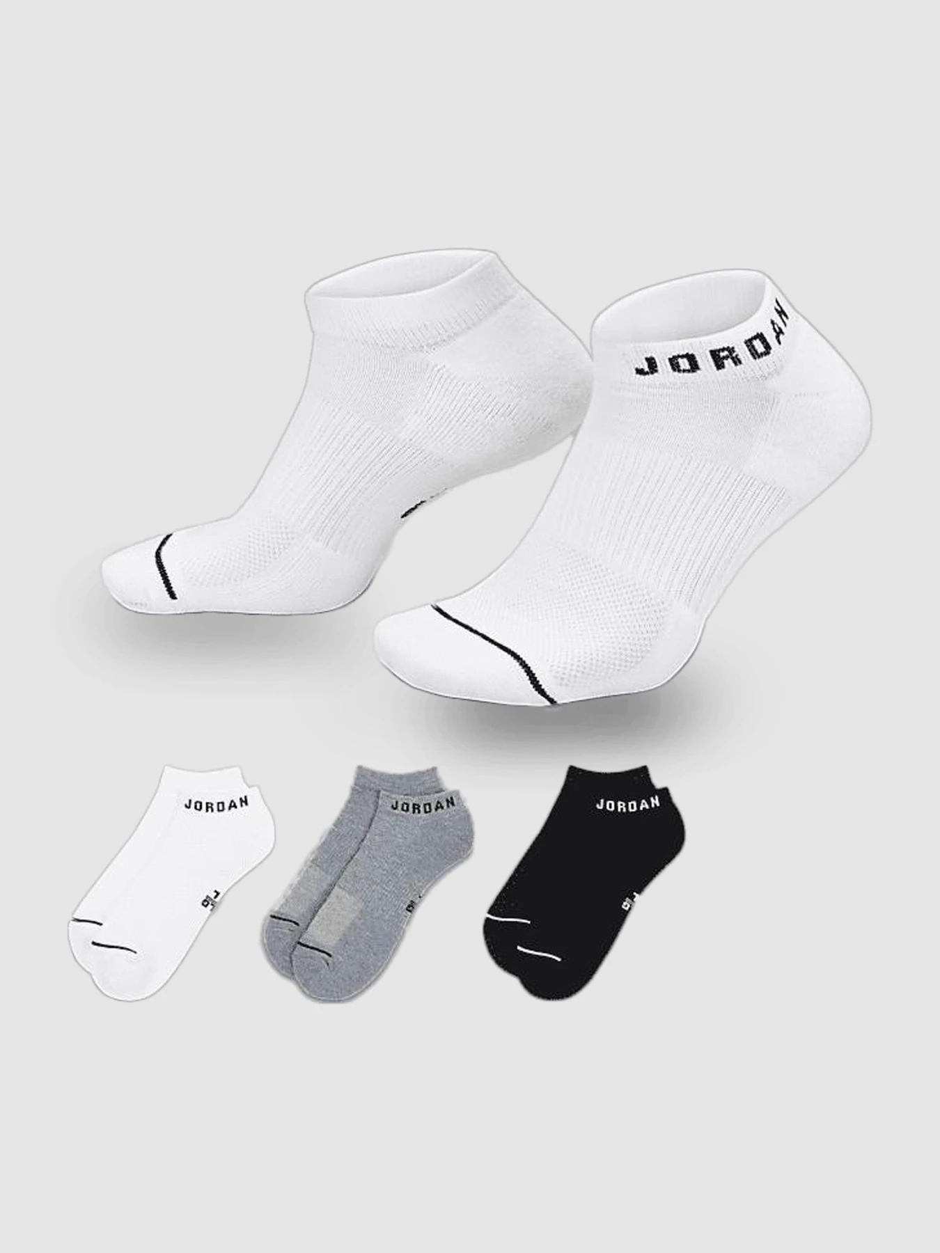 Шкарпетки та гольфи Jordan Everyday No-Show Dri-Fit модель DX9656-911 Шкарпетки та гольфи Jordan Everyday No-Show Dri-Fit модель DX9656-911 Фото