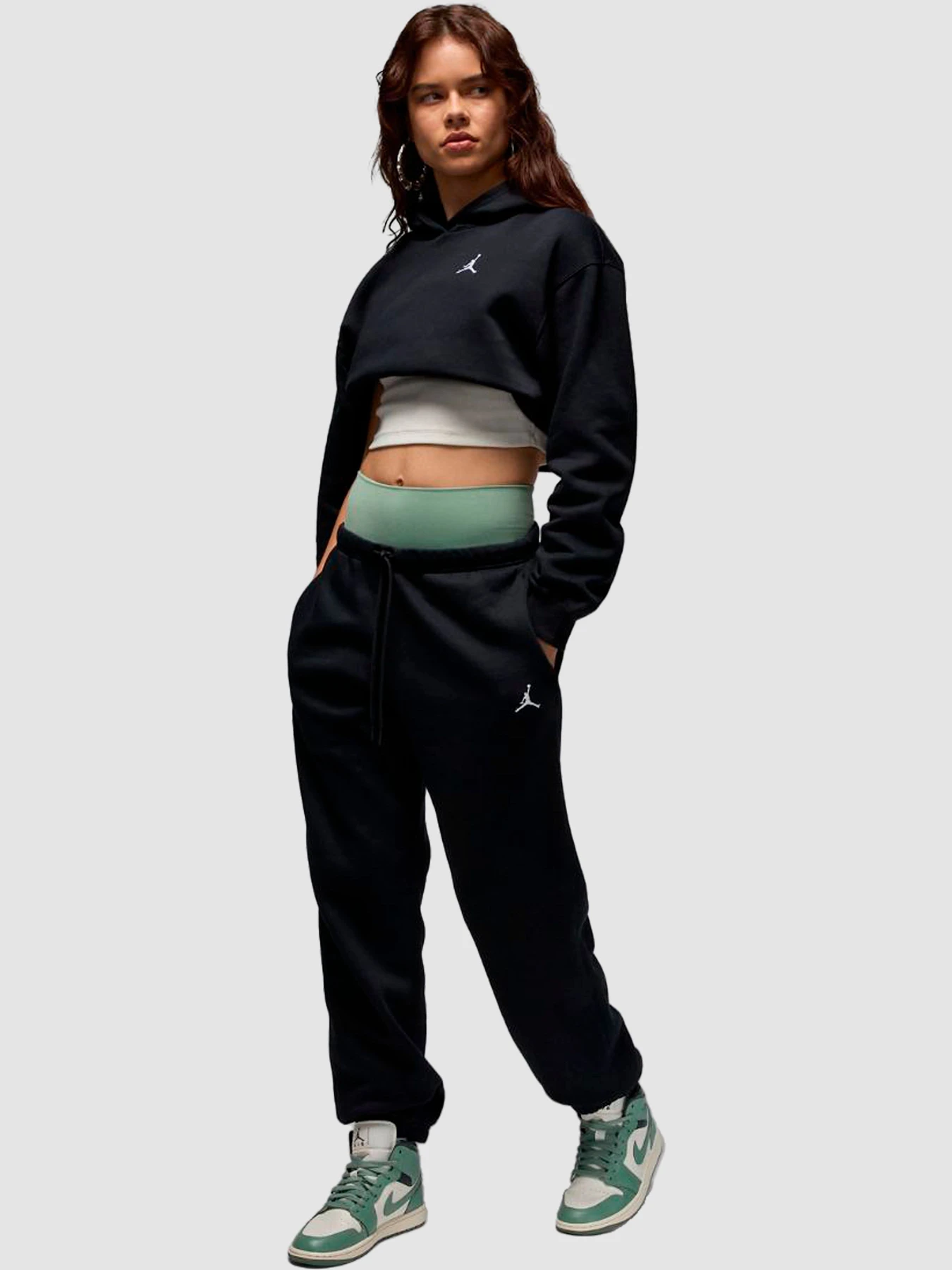 Брюки Jordan W Brkln Flc Pant 24 модель FV7077-010 Брюки Jordan W Brkln Flc Pant 24 модель FV7077-010 Фото
