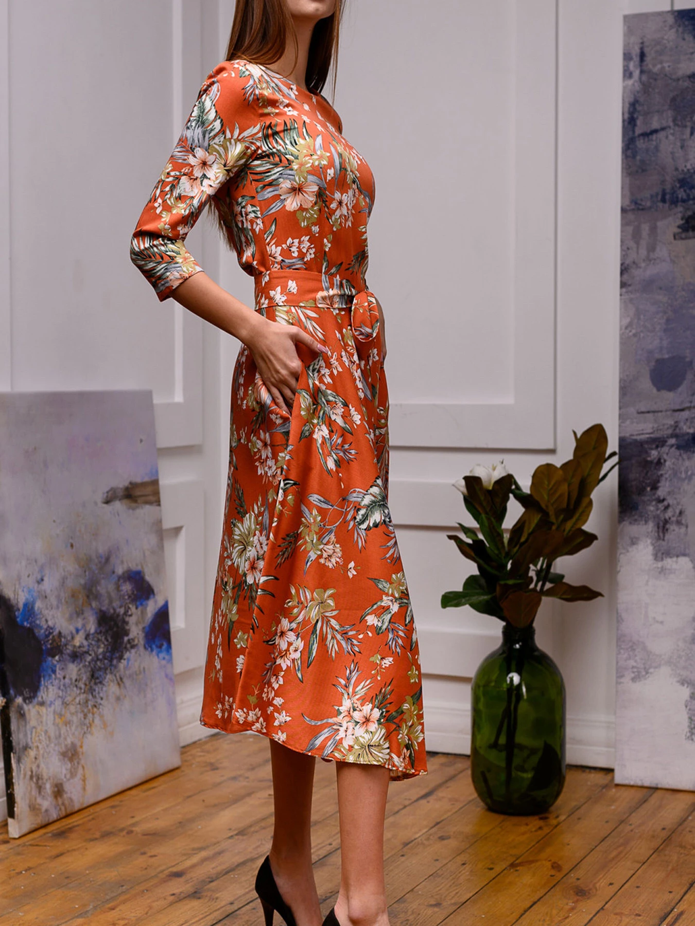 Сукні LadyLike модель ll99416986-pomaranchevij Сукні LadyLike модель ll99416986-pomaranchevij Фото