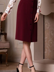 Юбки LadyLike модель ll147320058-bordovj Фото