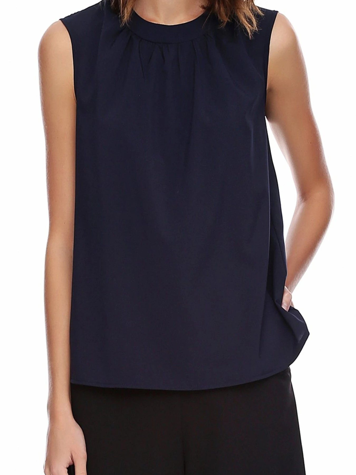 Рубашки LadyLike модель ll167030063-sinj Рубашки LadyLike модель ll167030063-sinj Фото