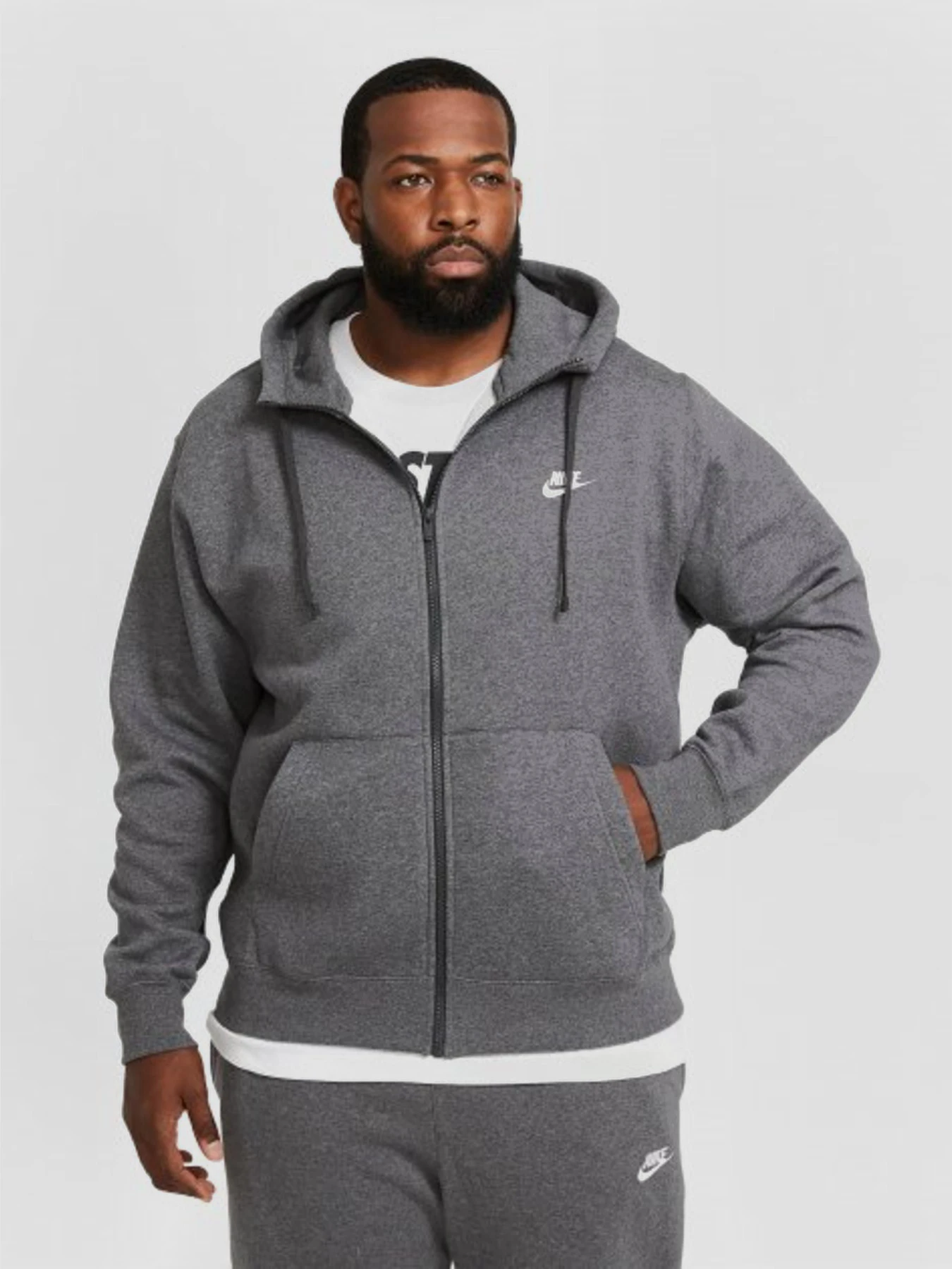 Худі та світшоти NIKE Sportswear Club Fleece модель BV2645-071 Худі та світшоти NIKE Sportswear Club Fleece модель BV2645-071 Фото