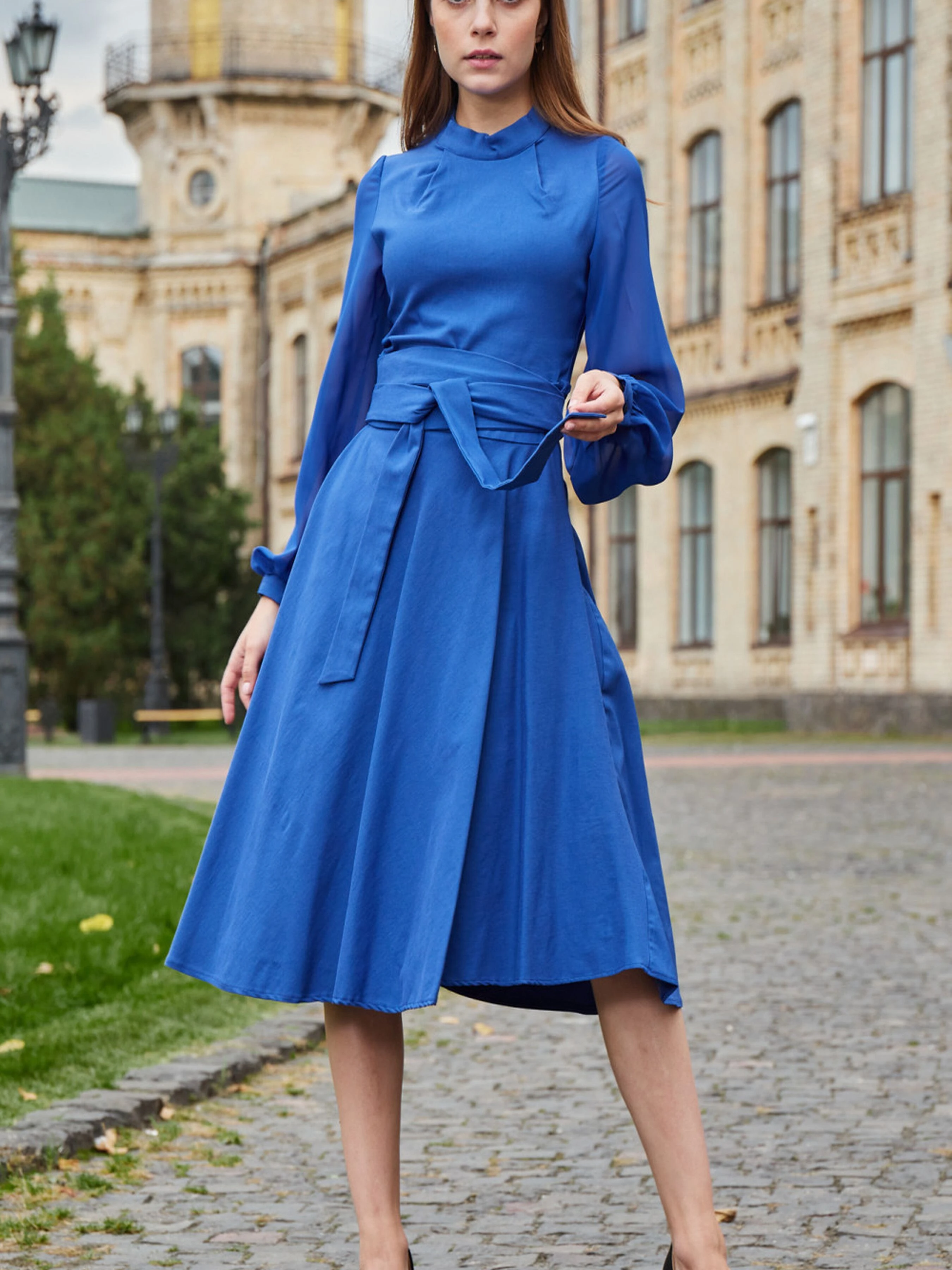 Жіноча Сукня міді LadyLike