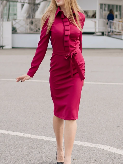Жіноча Сукня міді LadyLike фото 2