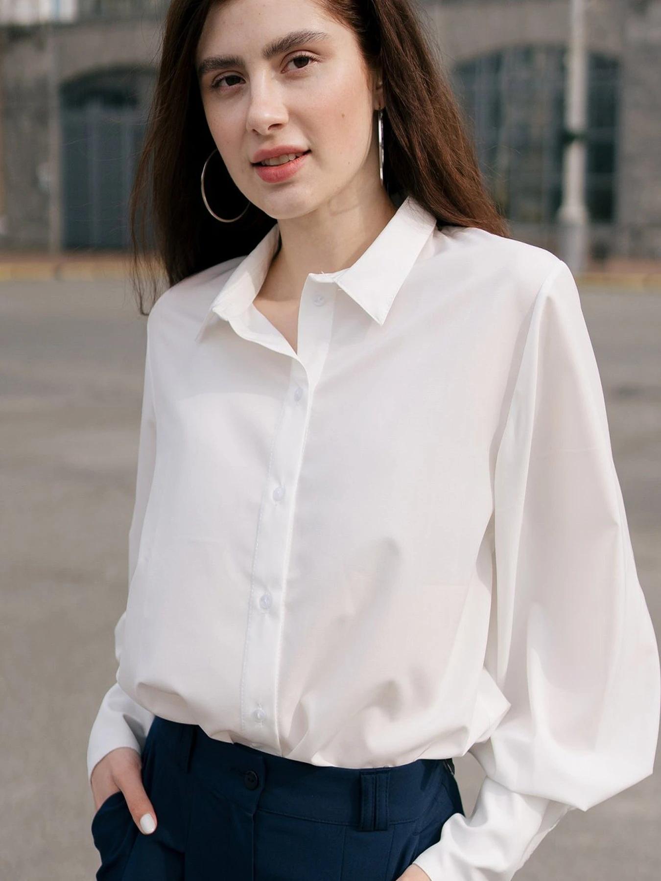 Сорочки LadyLike модель ll184010001-molochnij Фото