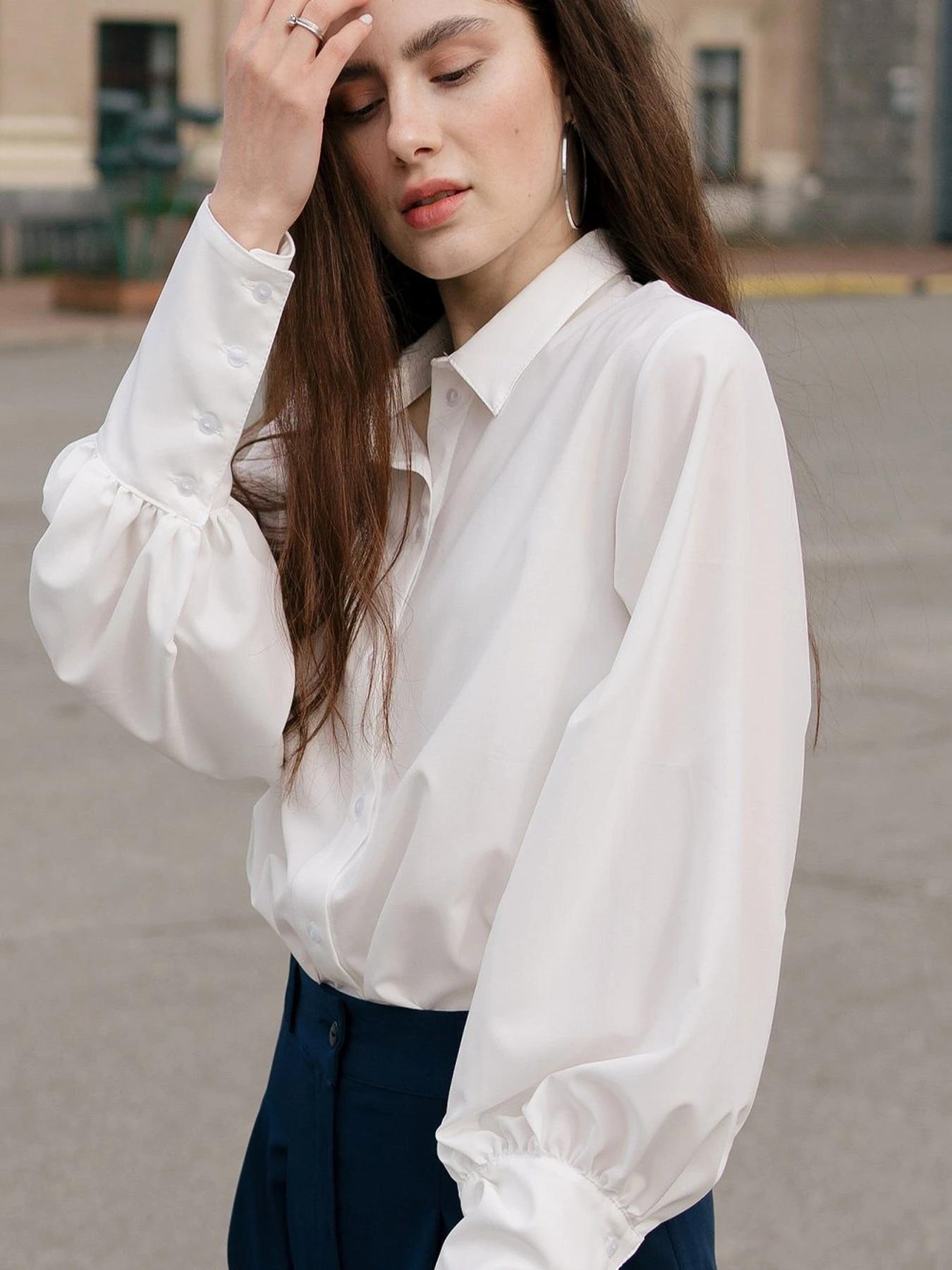 Сорочки LadyLike модель ll184010001-molochnij Фото