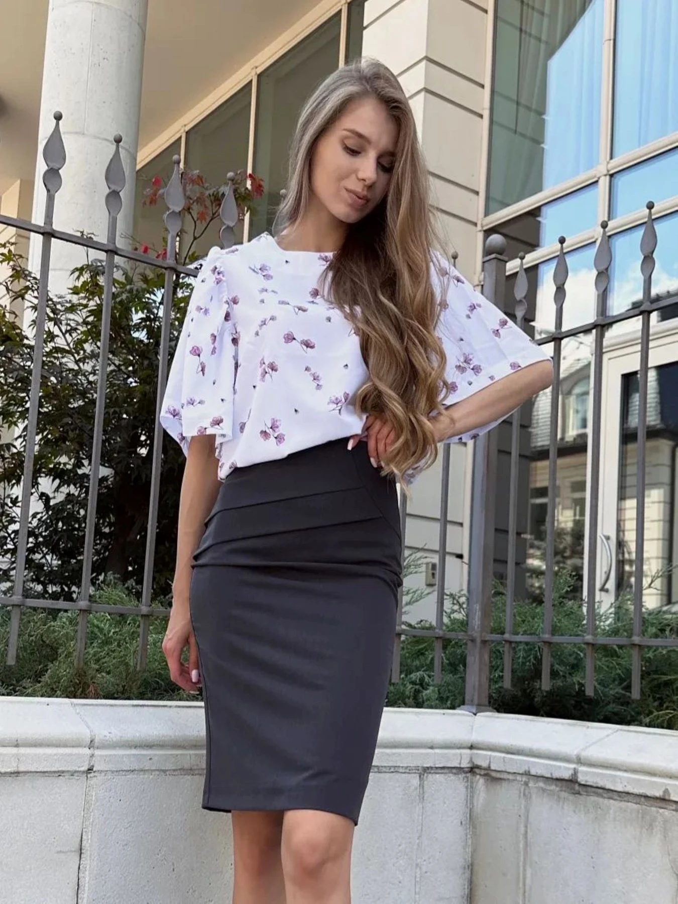 Рубашки LadyLike модель ll210514510-chervonij Фото